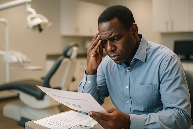 Owner reviewing financials and impact of inefficiencies